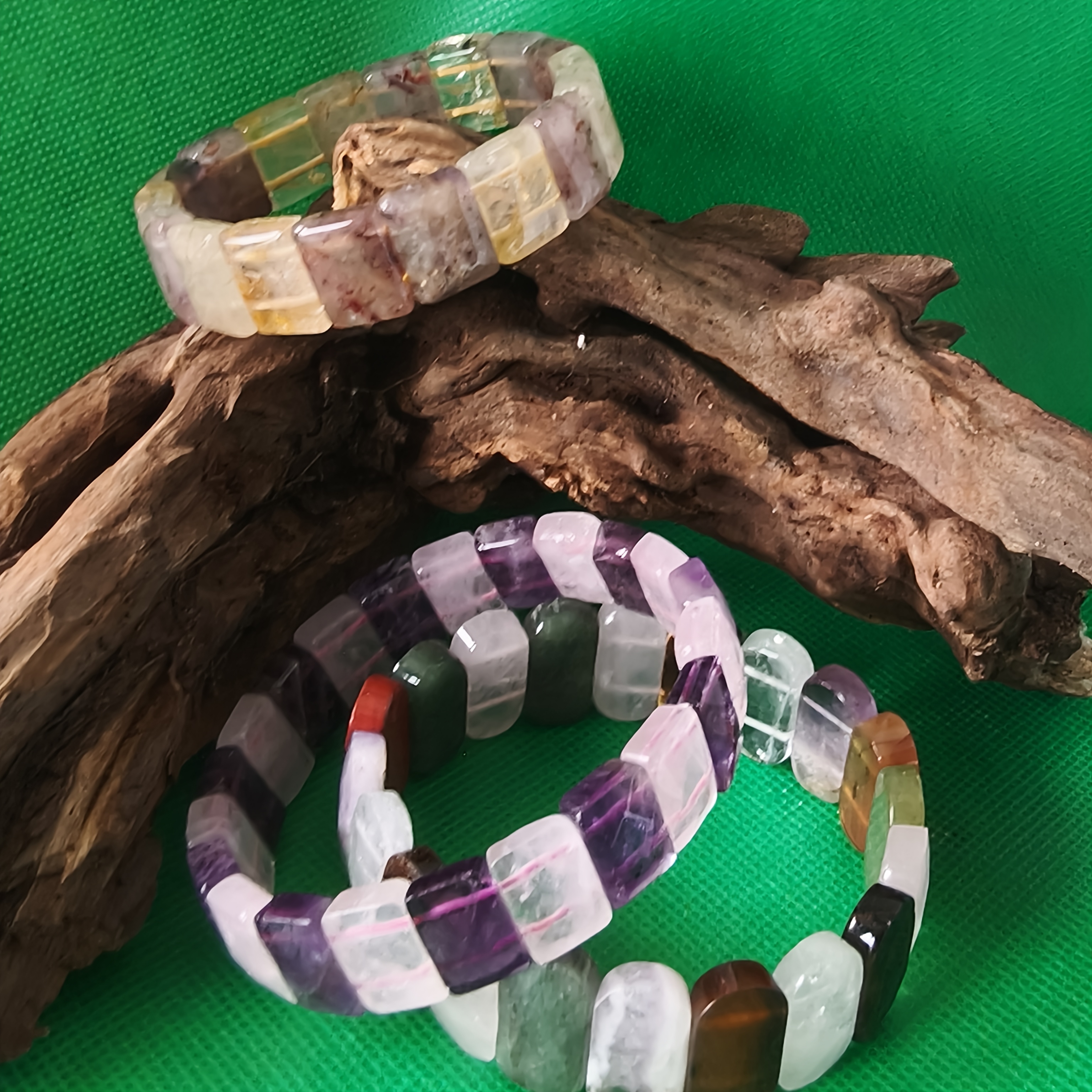 Elegant Multicolored Crystal Bracelet for Couples, Versatile Gift